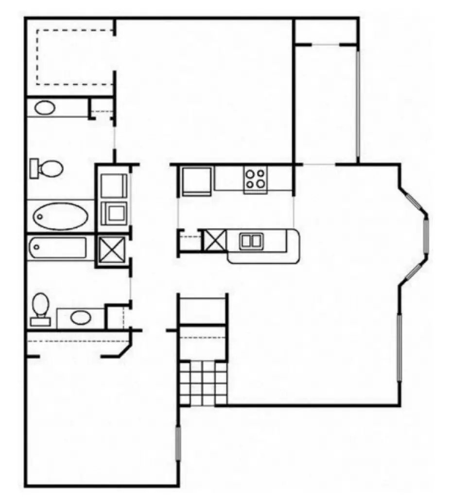 Northbrooke Houston Apartments FloorPlan 5