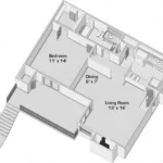 Oakhaven houston apartment floorplan 3