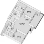 Oakhaven houston apartment floorplan 5