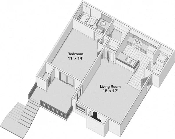Oakhaven houston apartment floorplan 6