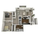 Oaks of League City Rise Apartments Houston FloorPlan 4