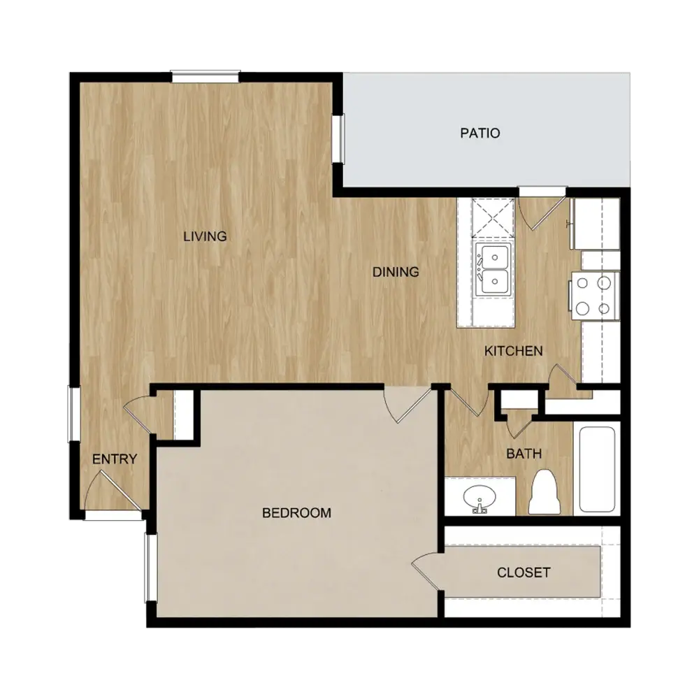Oaks of Timbergrove Floor Plan 1