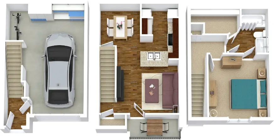 Old Farm Houston Apartments FloorPlan 3