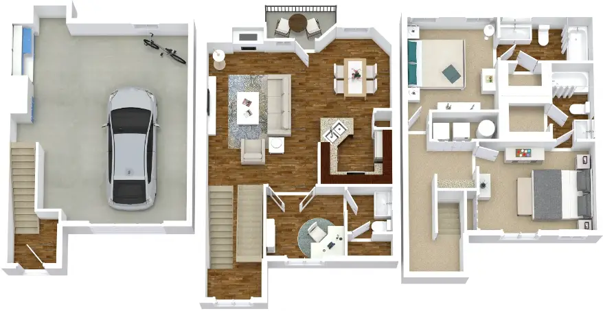 Old Farm Houston Apartments FloorPlan 6