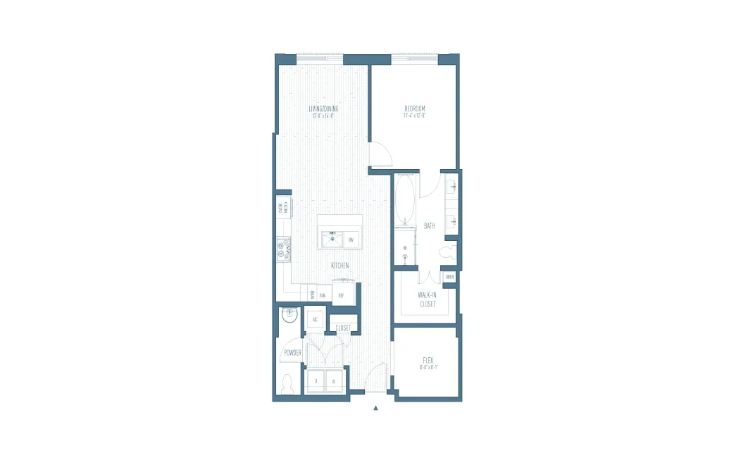 One Hermann Place Houston Apartments FloorPlan 15