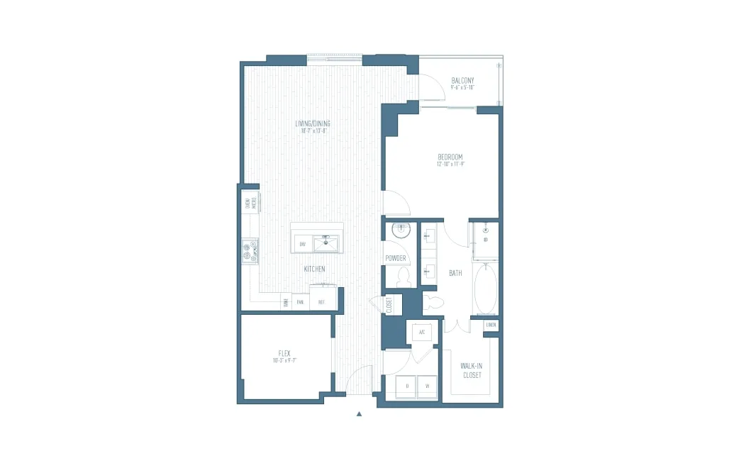 One Hermann Place Houston Apartments FloorPlan 19