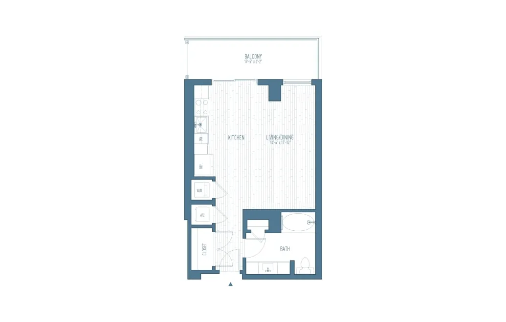 One Hermann Place Houston Apartments FloorPlan 2