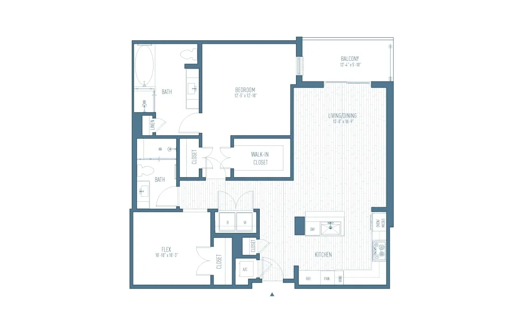 One Hermann Place Houston Apartments FloorPlan 20