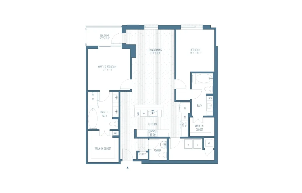 One Hermann Place Houston Apartments FloorPlan 29