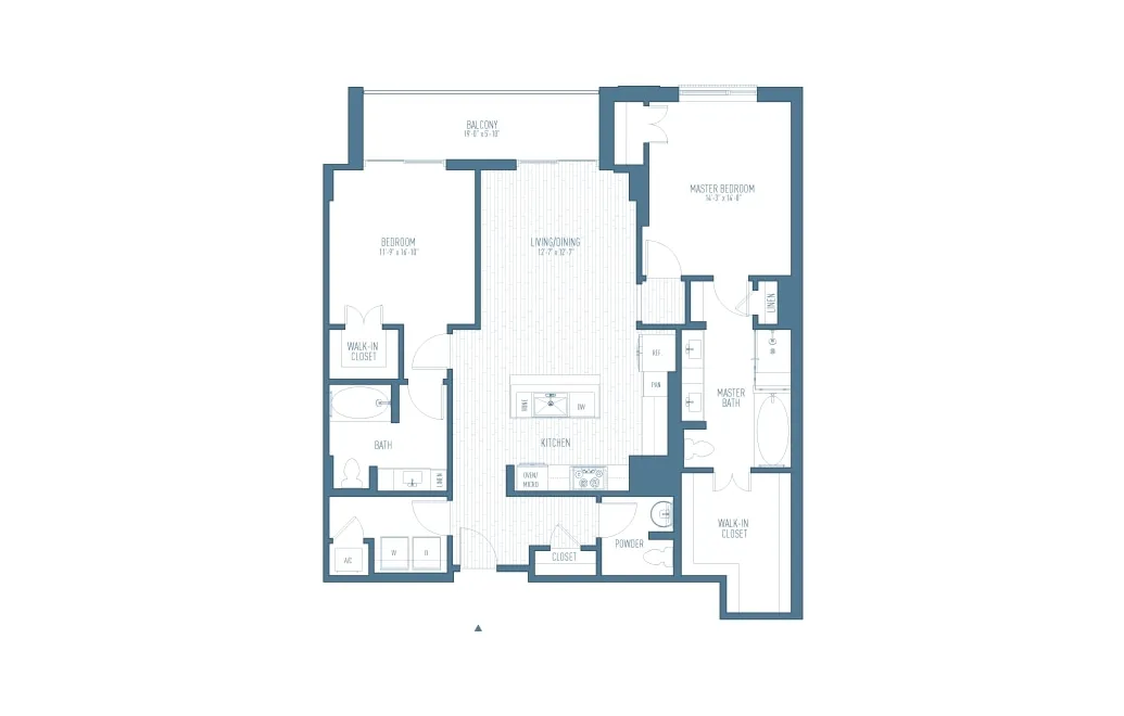 One Hermann Place Houston Apartments FloorPlan 30