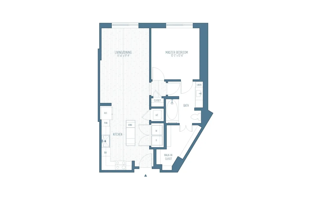 One Hermann Place Houston Apartments FloorPlan 6