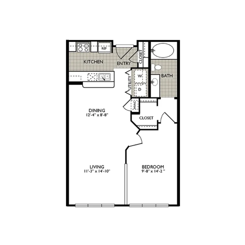Pearl Midtown Houston Apartments FloorPlan 16
