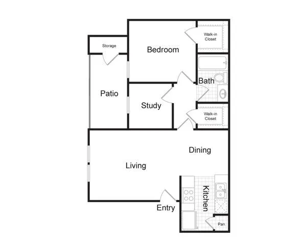 Pines of Woodforest Houston Apartmens FloorPlan 3