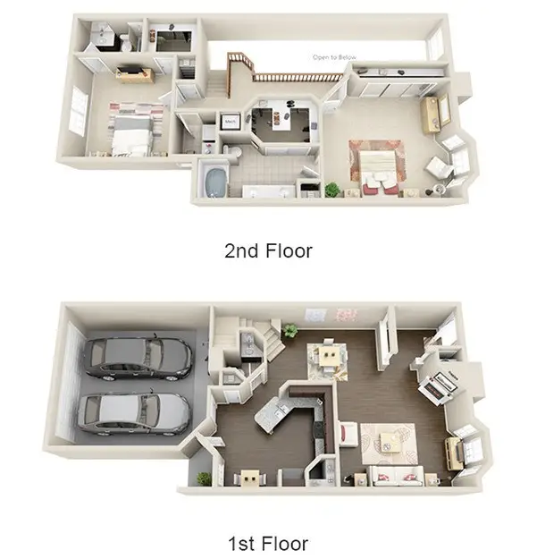Plaza Townhomes at The Medical Center FloorPlan 3