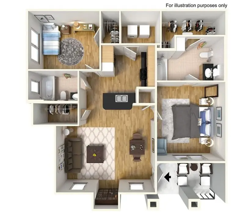 Prestige at Barker Cypress Apartments FloorPlan 10