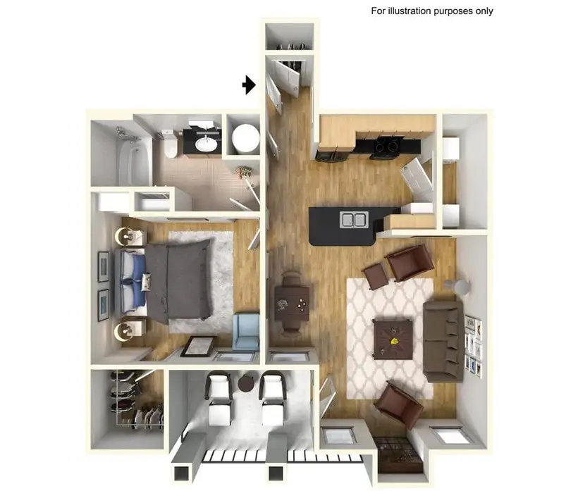 Prestige at Barker Cypress Apartments FloorPlan 4