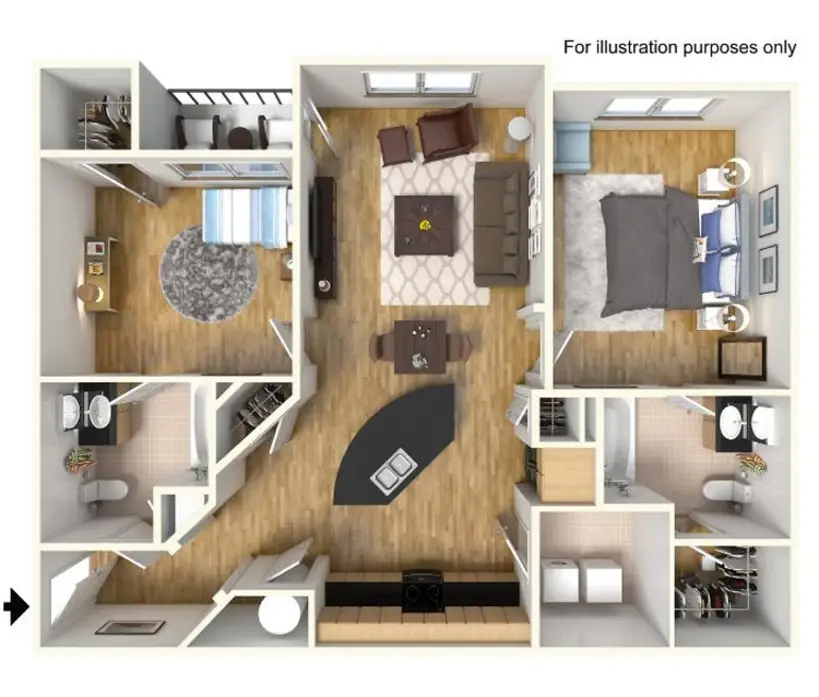 Prestige at Barker Cypress Apartments FloorPlan 6