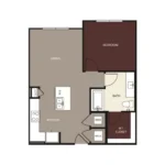 Prose Deerbrook Houston Apartments FloorPlan 1