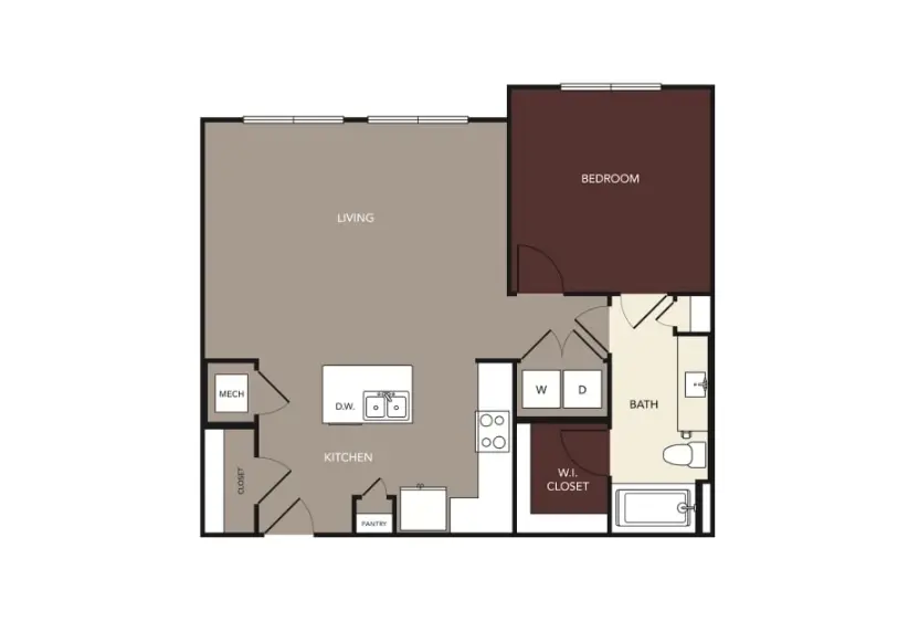 Prose Deerbrook Houston Apartments FloorPlan 2