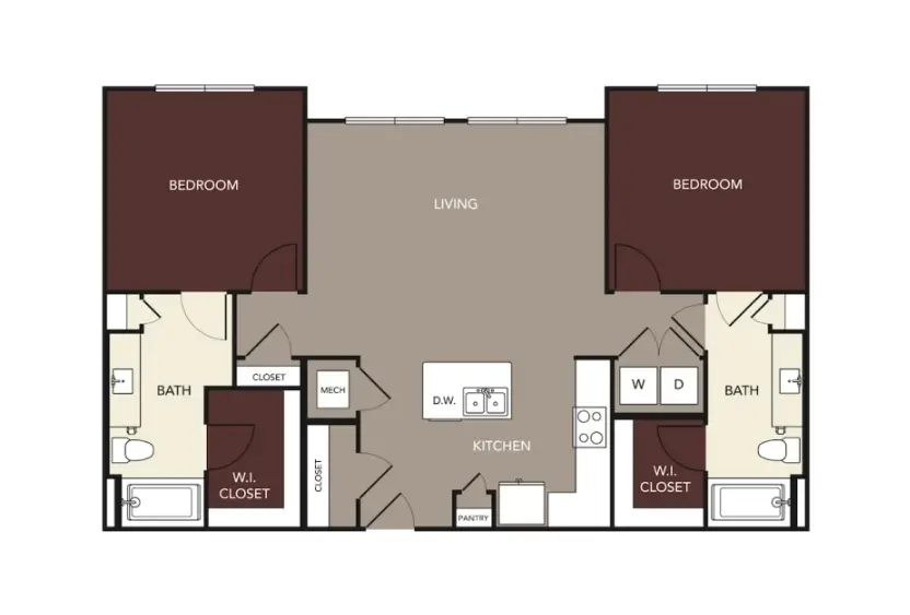 Prose Deerbrook Houston Apartments FloorPlan 4