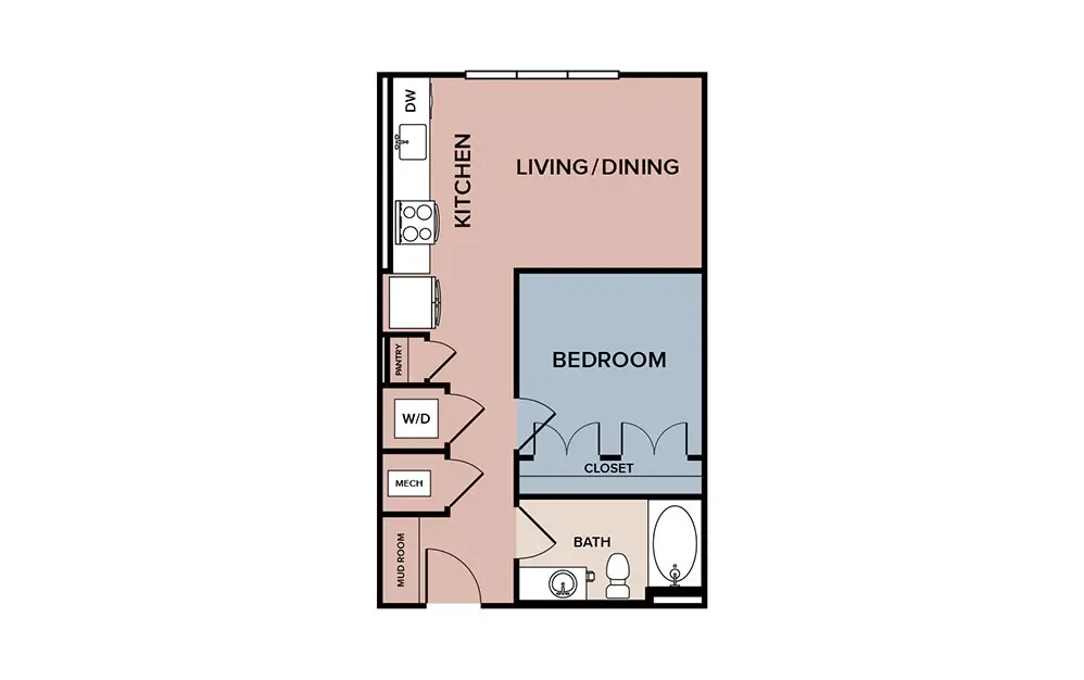 Prose Hardy Yards Apartments Houston FloorPlan 1