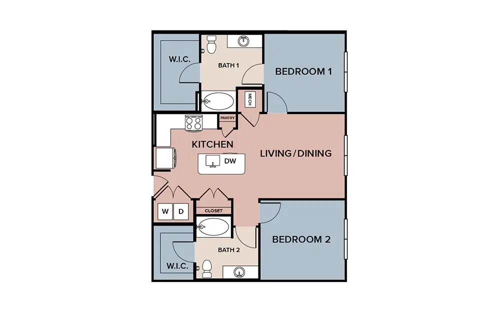 Prose Hardy Yards Apartments Houston FloorPlan 7