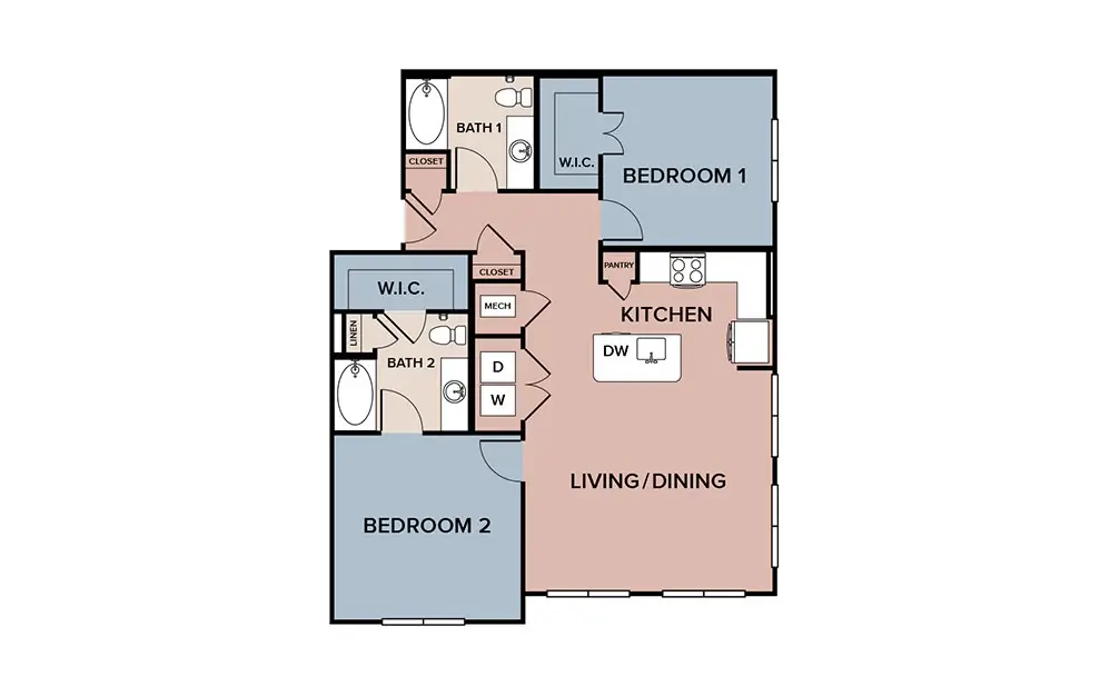 Prose Hardy Yards Apartments Houston FloorPlan 8