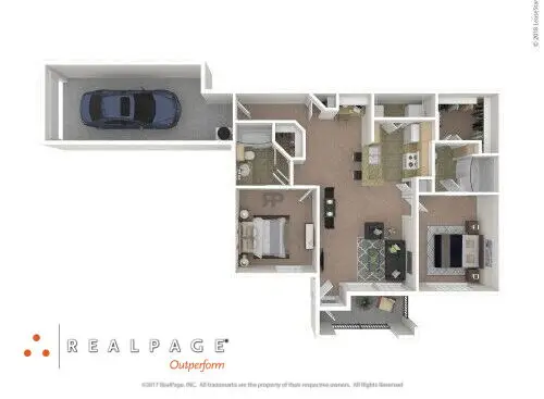 Regency Park houston apartment floorplan 4