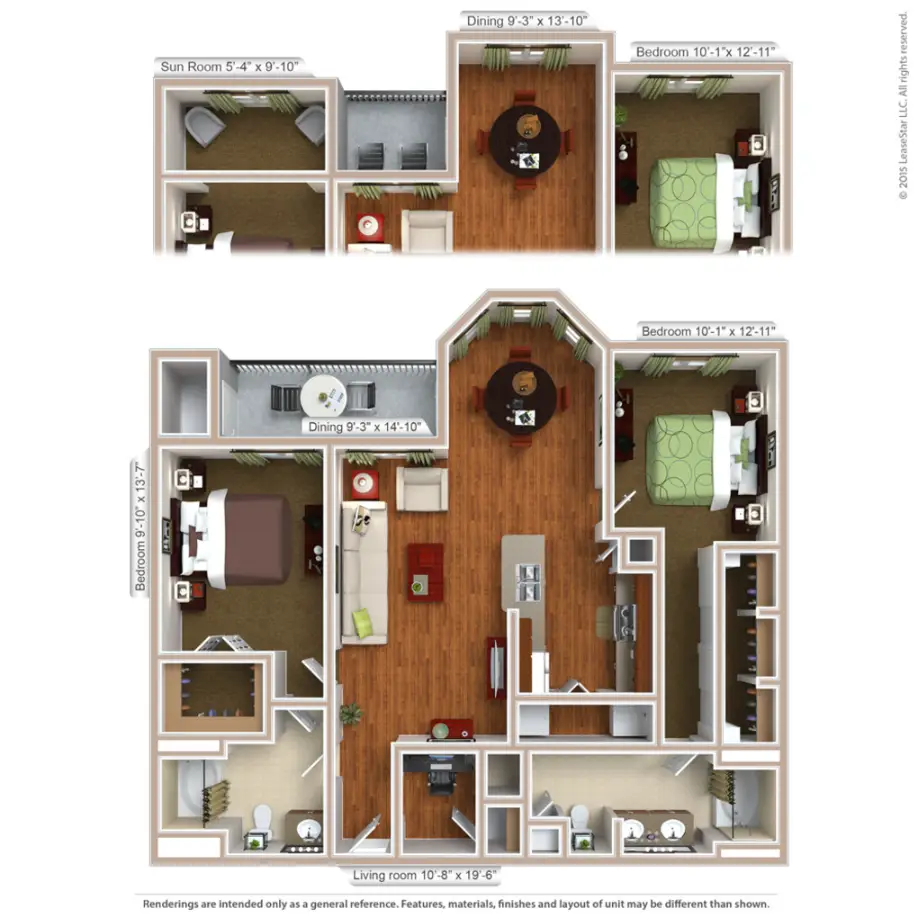 Residences at Gramercy Houston Apartments FloorPlan 13