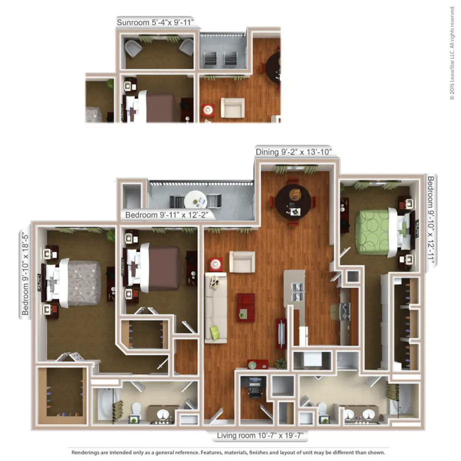 Residences at Gramercy Houston Apartments FloorPlan 17