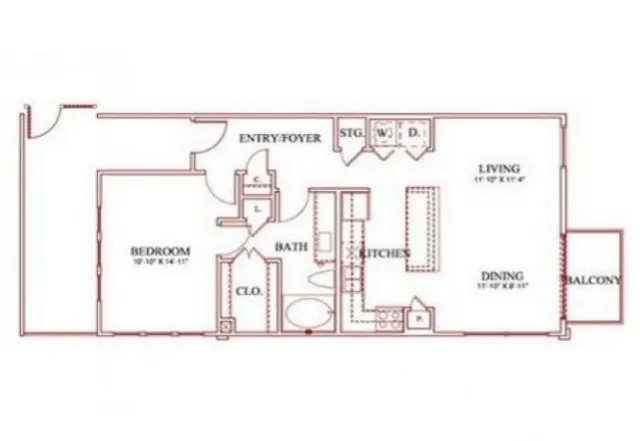 Residences at Pearland Town Center Floor Plan 5