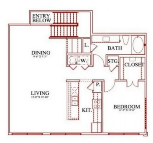 Residences at Pearland Town Center Floor Plan 9