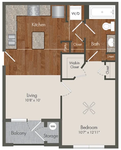 Retreat at The Woodlands Houston Apartments FloorPlan 1