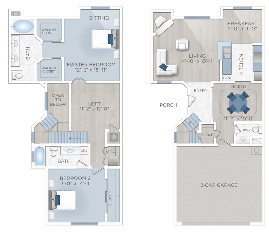 San Brisas Houston Apartments FloorPlan 10
