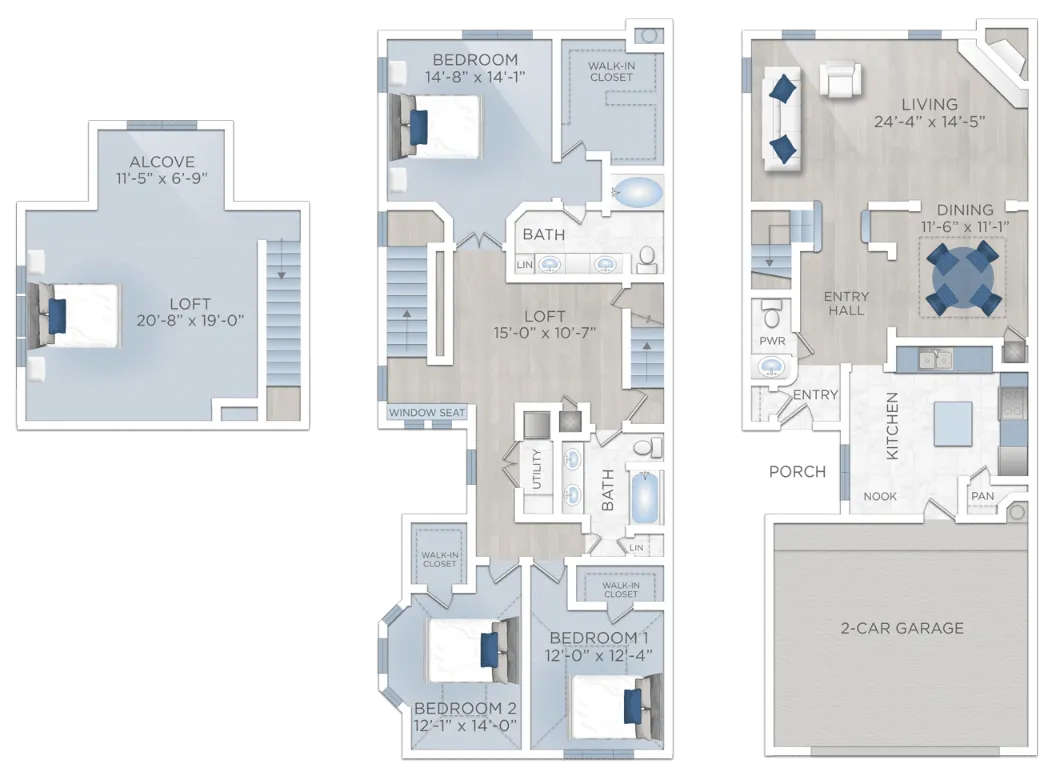 San Brisas Houston Apartments FloorPlan 20