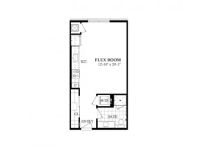 San Estrella Houston Apartments FloorPlan 1