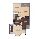 San Montego Houston Apartments FloorPlan 5