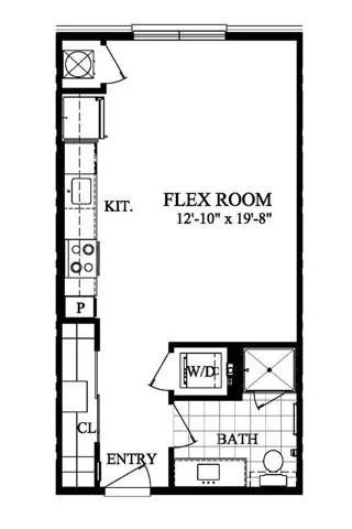 San Tierra Houston Apartments FloorPlan 1