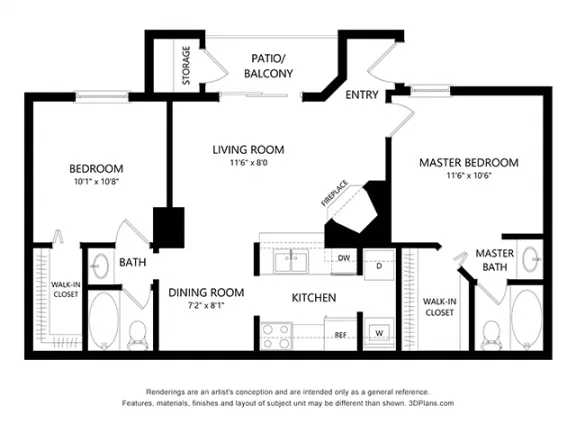 Scotland Yard houston apartment floorplan 12