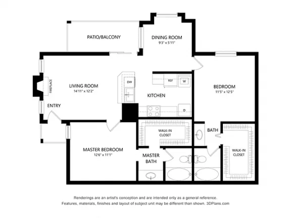 Scotland Yard houston apartment floorplan 13