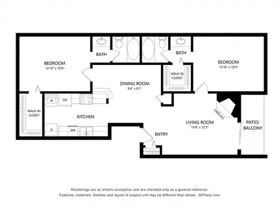 Scotland Yard houston apartment floorplan 14