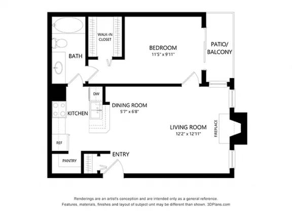Scotland Yard houston apartment floorplan 5