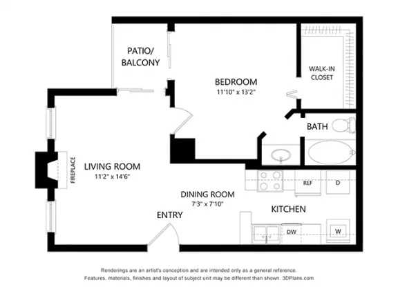 Scotland Yard houston apartment floorplan 6