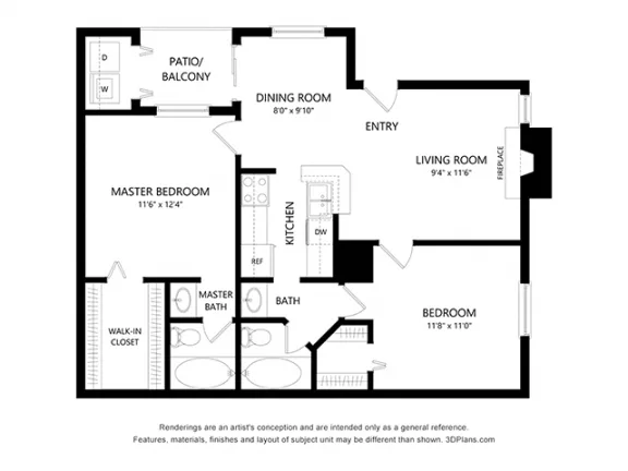 Scotland Yard houston apartment floorplan 9