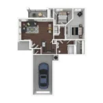 Seagrove Houston Apartment FloorPlan 8