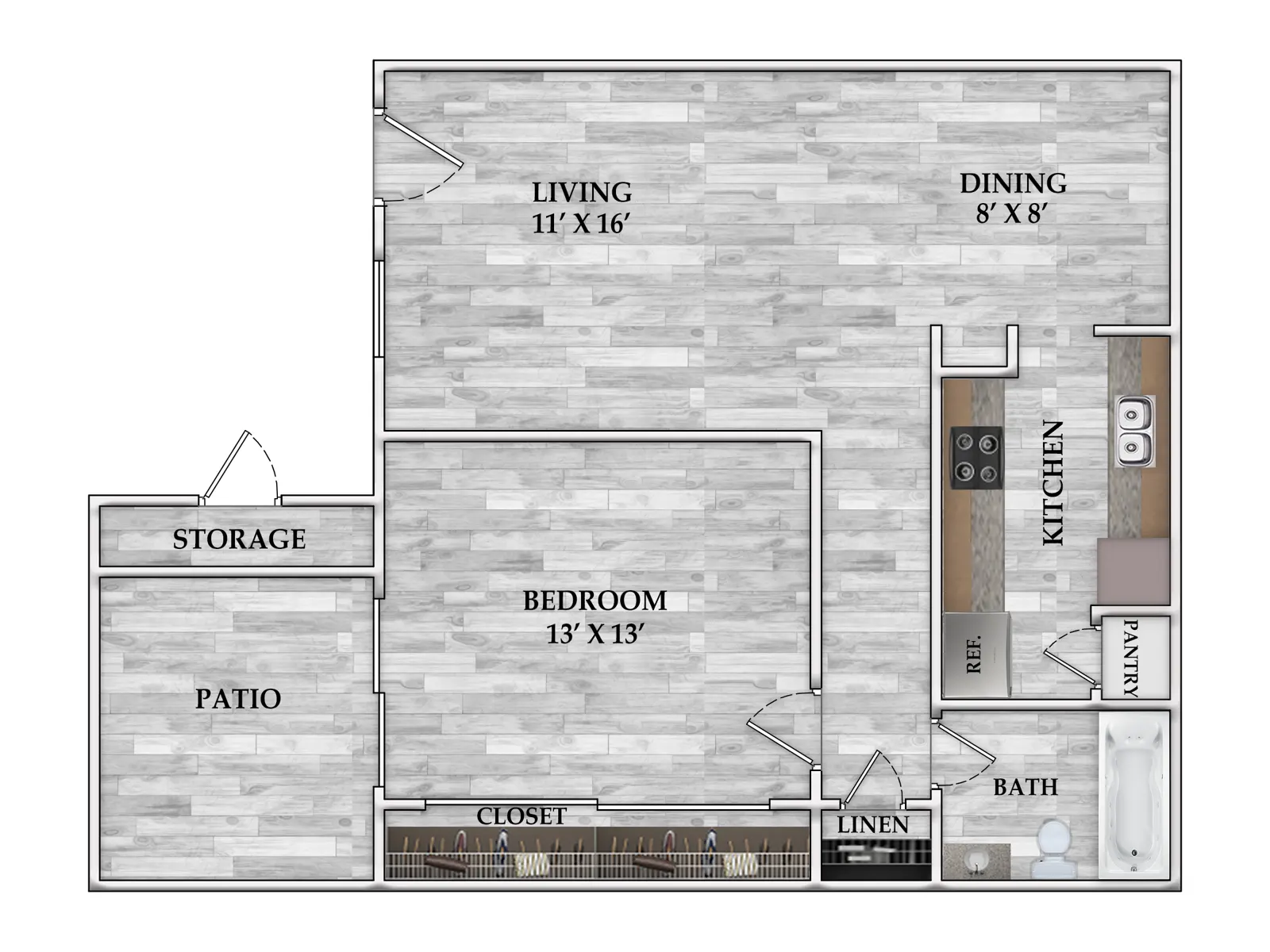 Serena Oaks Floor Plan 1