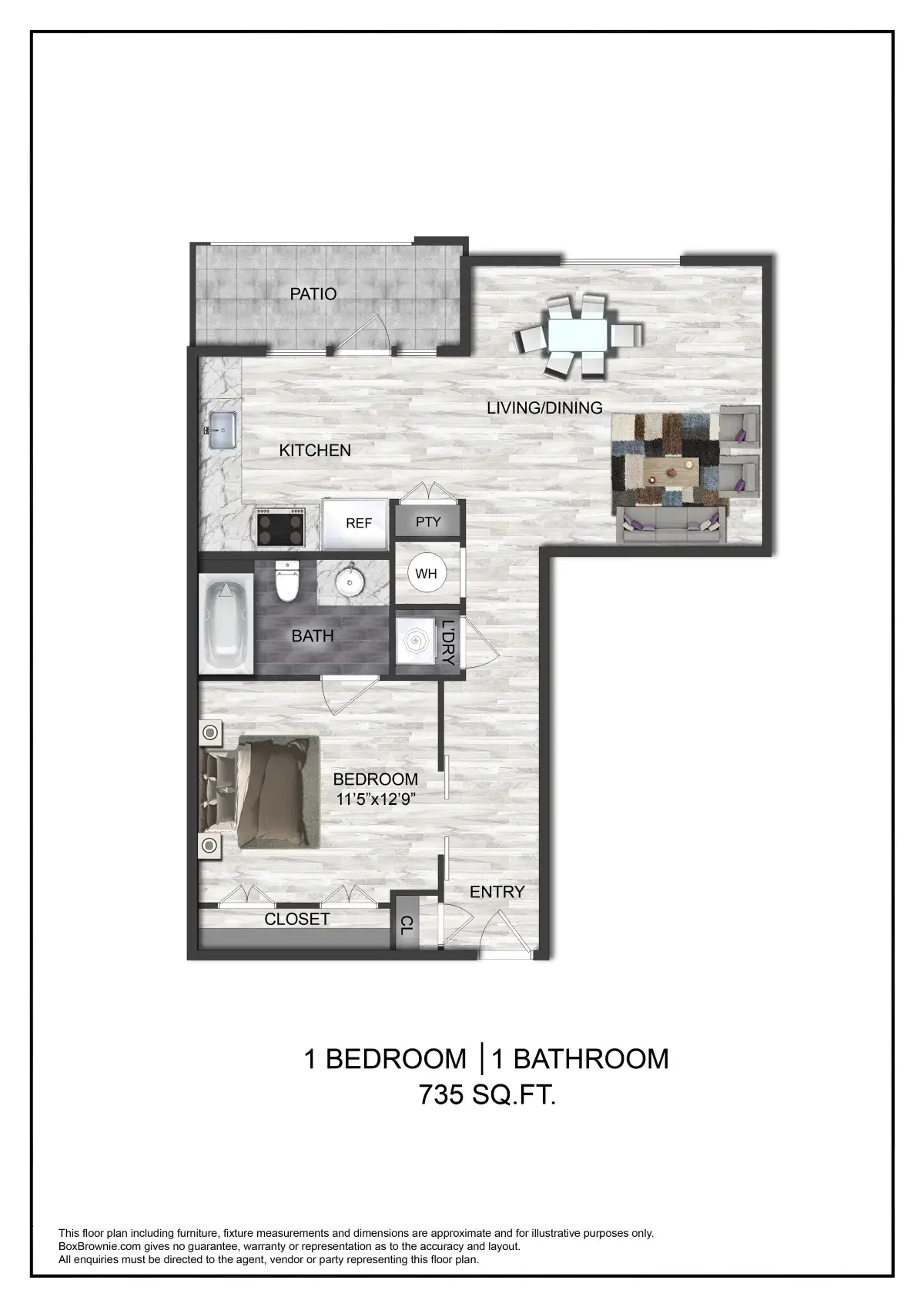 Sinclair houston apartment floorplan 3