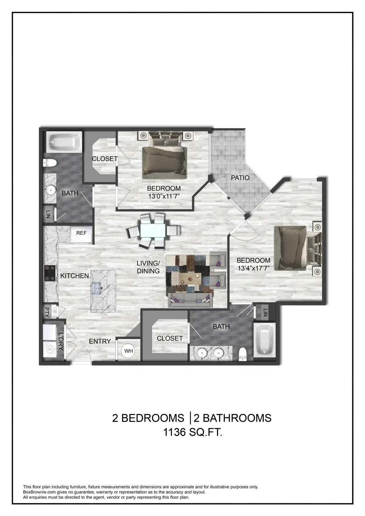 Sinclair houston apartment floorplan 7