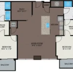 Skyhouse River Oaks floor plan 11