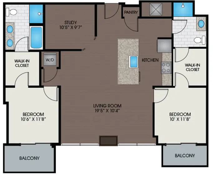 Skyhouse River Oaks floor plan 11